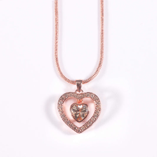 Elysian necklace (18k rose gold plated)